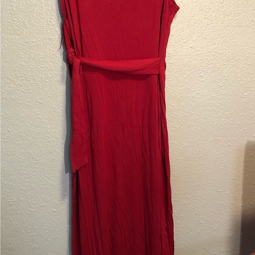 Senllen XL Women Dress N.W.T. Wine Red - Picture 2 of 8